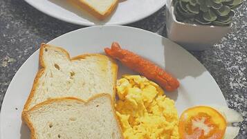 Daily continental breakfast for a fee