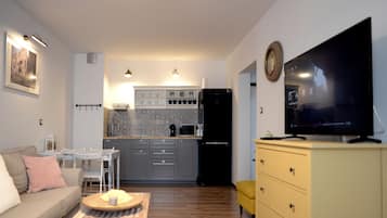 Apartamento Premium (711) | 1 dormitorio, ropa de cama hipoalergénica, decoración individual