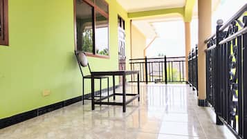 Outdoor banquet area