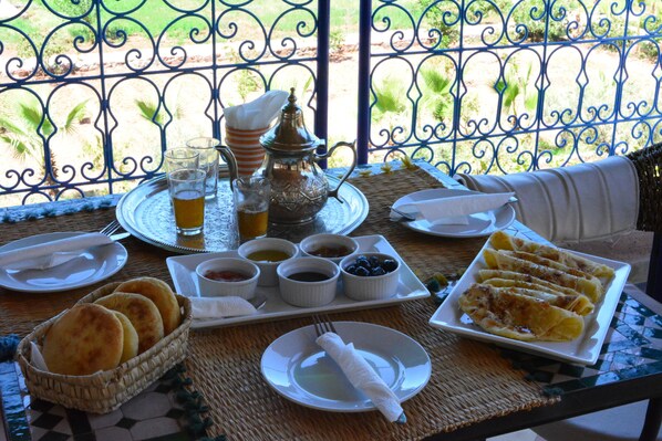 Free daily local cuisine breakfast