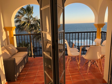 Design Apartment, 2 Bedrooms, Terrace, Sea View | Terrace/patio