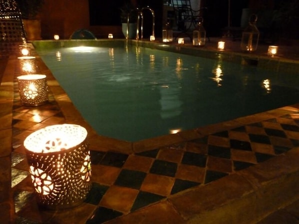 Outdoor pool - Riad Soleil Rouge (Marrakech)