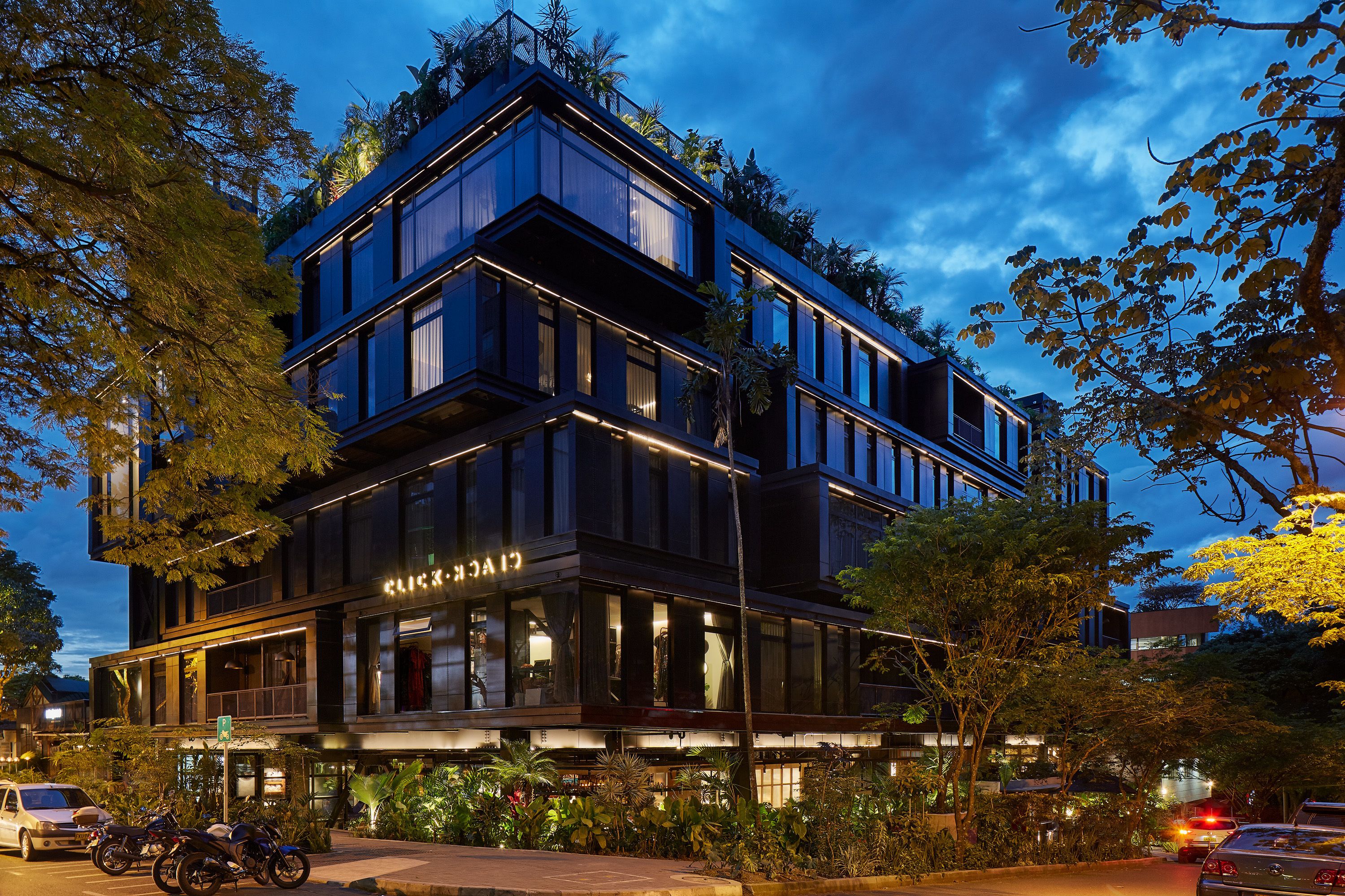 front of property – evening/night