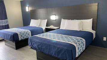 Blackout curtains, iron/ironing board, free WiFi, bed sheets