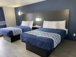 Exclusive Room, 2 Queen Beds | Blackout drapes, iron/ironing board, free WiFi, bed sheets