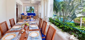 Dining - Schooner Bay 206 - Condo The Palms (Speightstown)