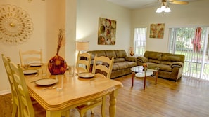 Premier 3 Bedroom Villa with Pool Access | Living area