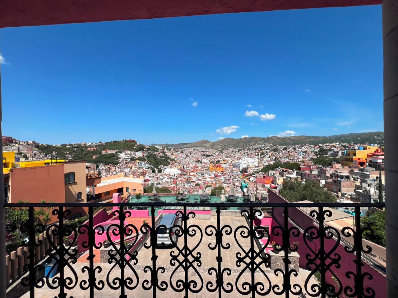 Vue depuis le balcon