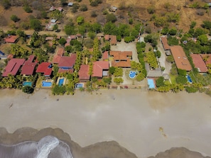 Aerial view - Exclusive Beachfront Large Spanish Estate for up to 30 people, WiFi (Pochomil, San Rafael del Sur)