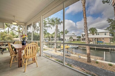 Canal-Front Home w/ Boat Dock in Crystal River