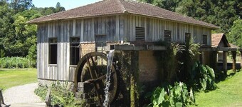 PALM TREES HOUSE w / KIOSK + DÉCK (SERRA GAÚCHA)