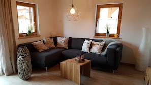 TV, fireplace, DVD player