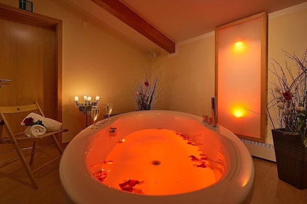 Sauna, steam room, body treatments, hot stone massages, sports massages