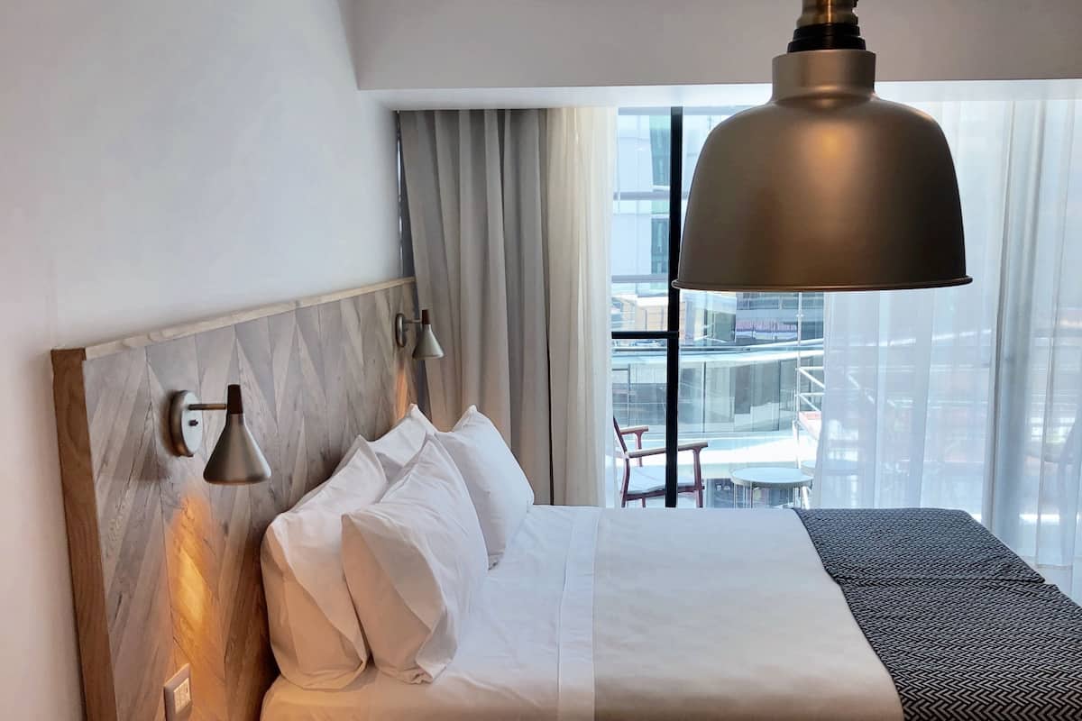 In-room safe, desk, laptop workspace, soundproofing