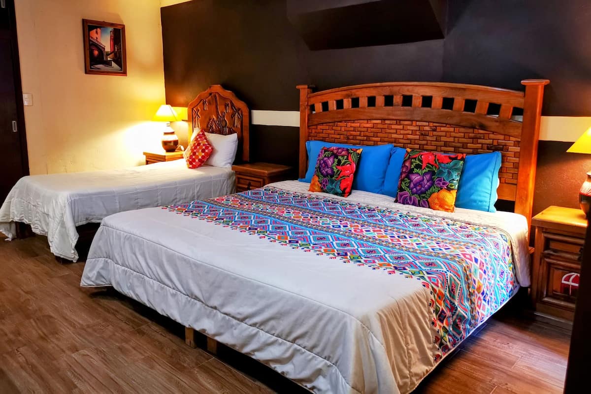 Triple Room, Multiple Beds, Non Smoking, Terrace (Brownie) | Premium bedding, down comforters, individually decorated