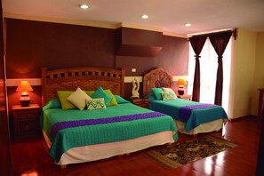 Triple Room, Multiple Beds, Non Smoking, Terrace (Brownie) | Premium bedding, down comforters, individually decorated