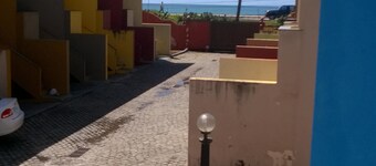 Vilage on the edge of the beach