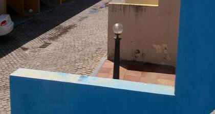 Vilage on the edge of the beach