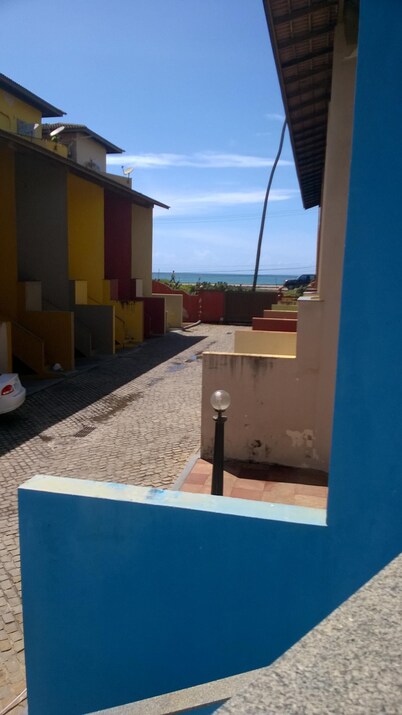 Vilage on the edge of the beach