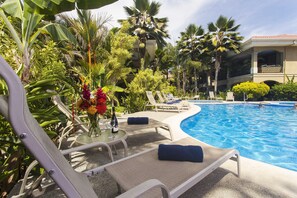 Pool - Second floor Condo with pool view- Best location and place to stay in town! (Jaco beach)