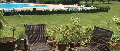 Indoor pool, outdoor pool
