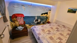 1 habitación, insonorización, wifi gratis y ropa de cama
