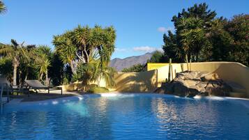 Una piscina climatizada