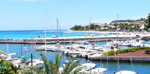 T4 Duplex 150m vom Strand von Roches Noires mit Meerblick