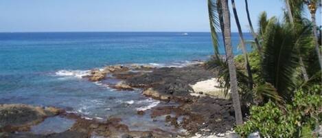 Sun-loungers, beach towels