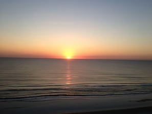Accommodatie ligt op het strand, ligstoelen