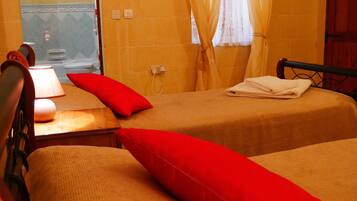 Camera Basic con 2 letti singoli | Biancheria da letto di alta qualità, copriletto in piuma, minibar