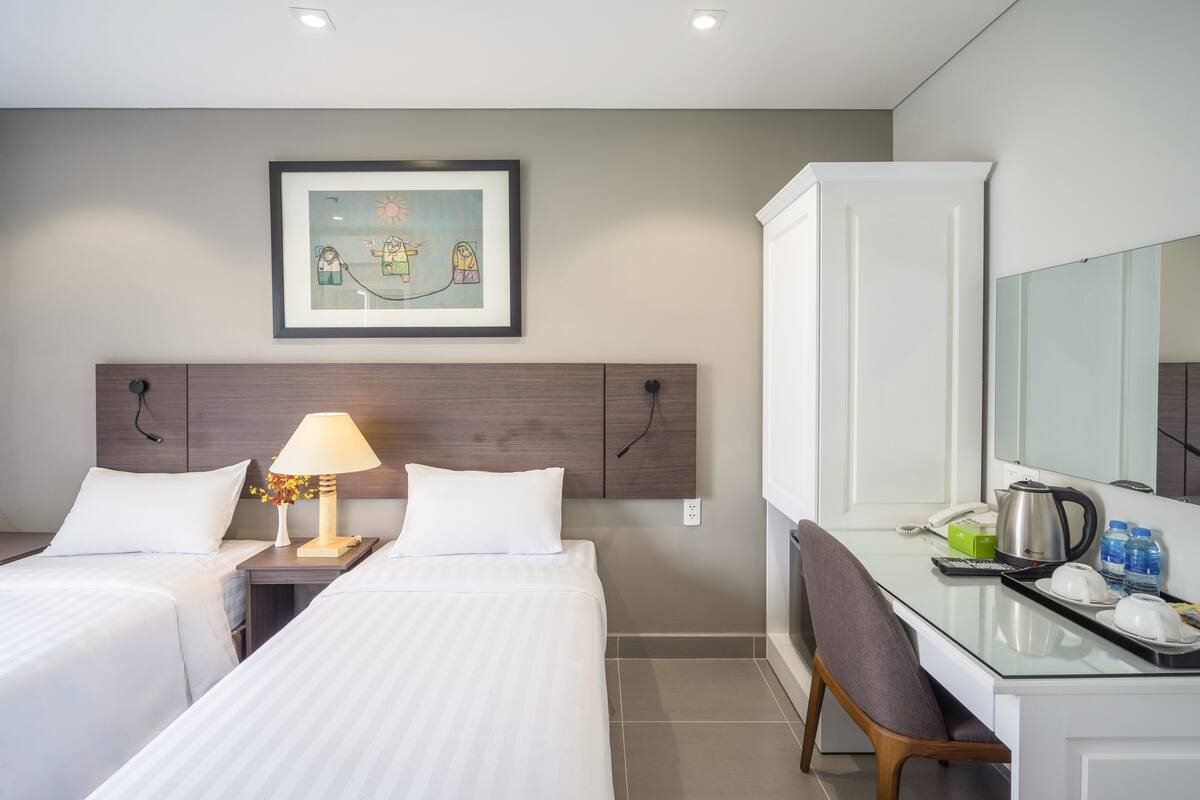 Habitación Deluxe con 1 cama doble o 2 individuales (Premium) | Caja fuerte, escritorio, sistema de insonorización