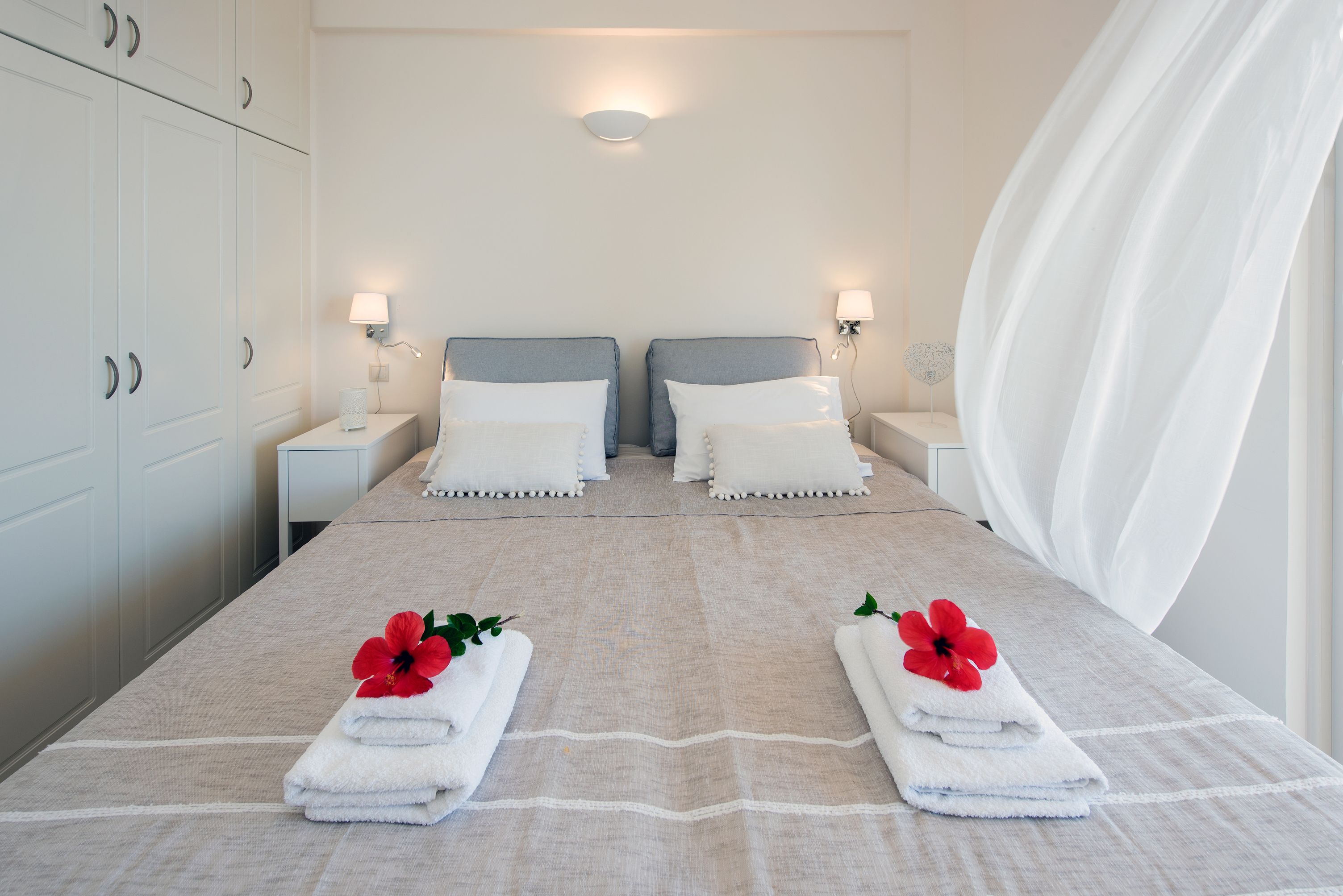 Superior Apartment, 2 Double Beds, Non Smoking, Sea View | Blackout curtains, soundproofing, iron/ironing board, free WiFi