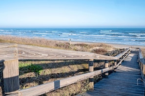 Aan het strand