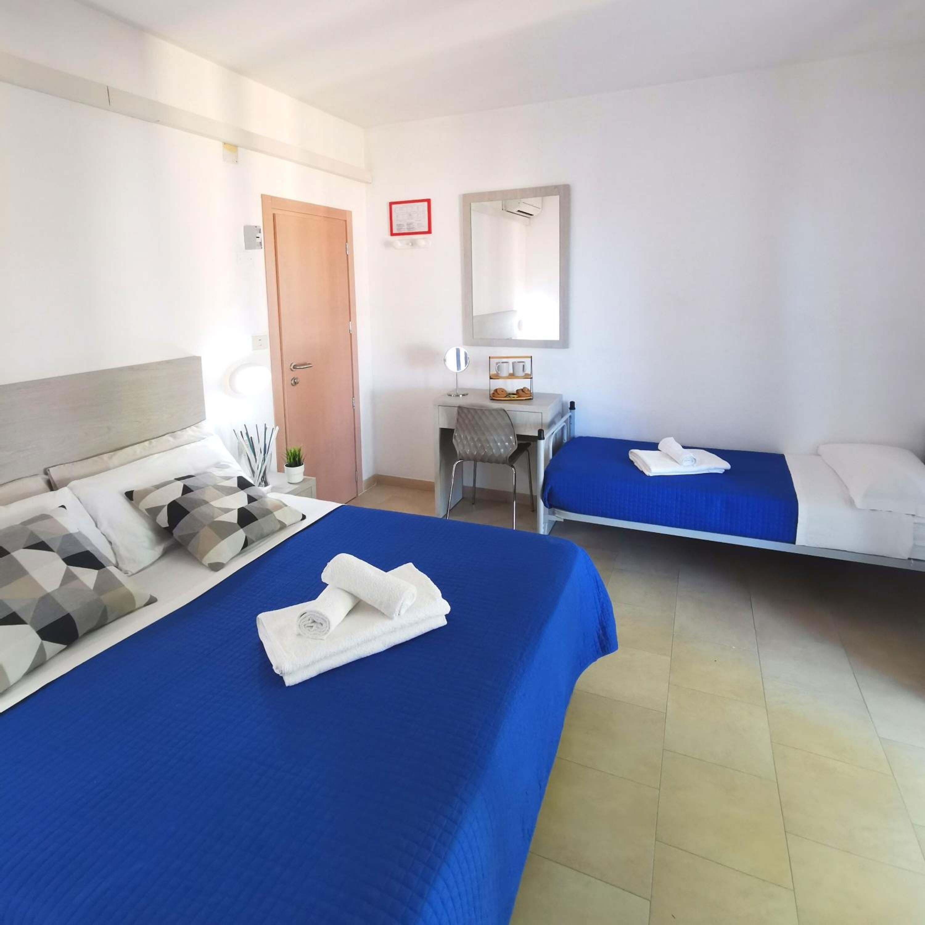 soundproofing, free cots/infant beds, free wifi, bed sheets