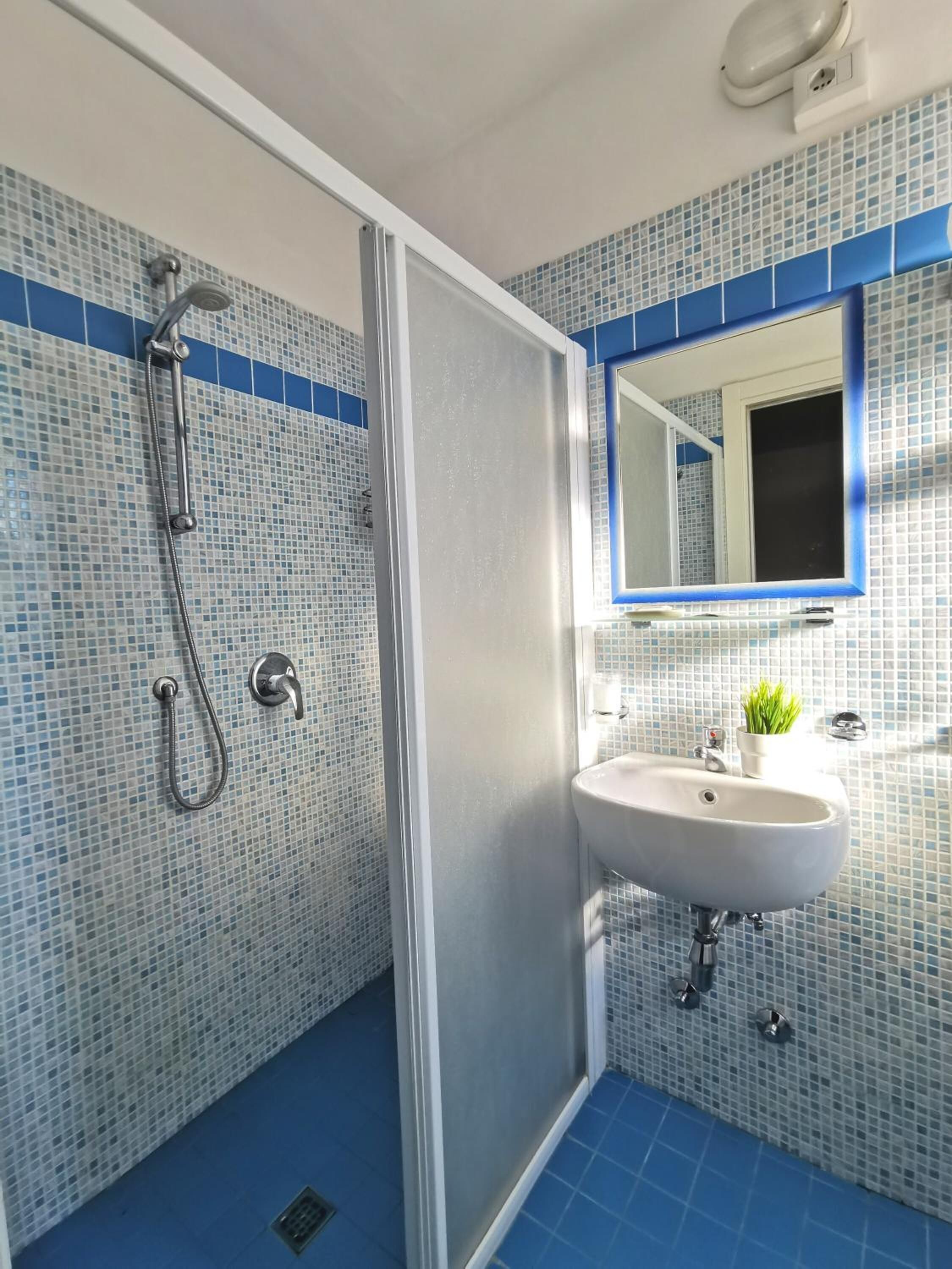 shower, free toiletries, hair dryer, bidet