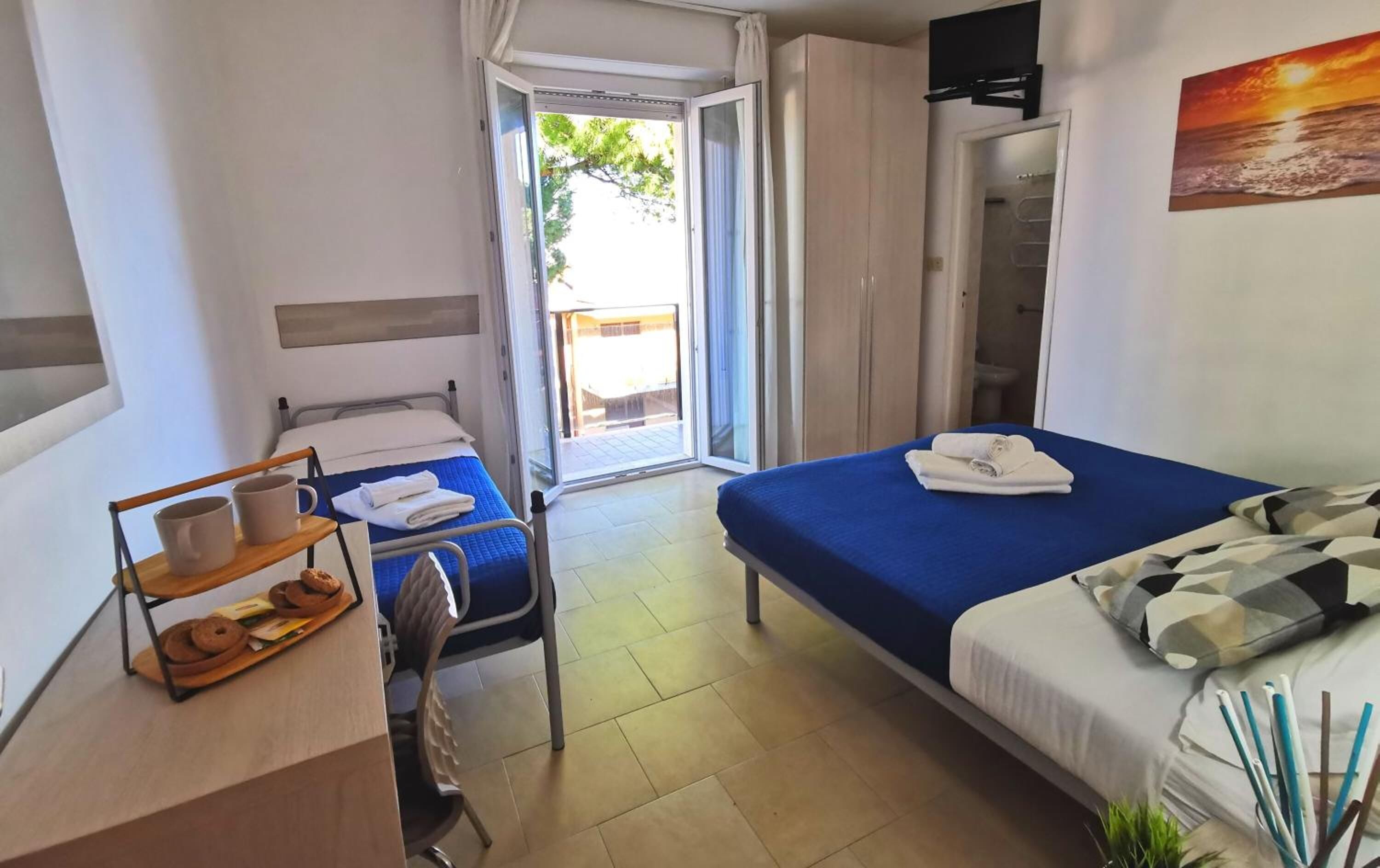 soundproofing, free cots/infant beds, free wifi, bed sheets