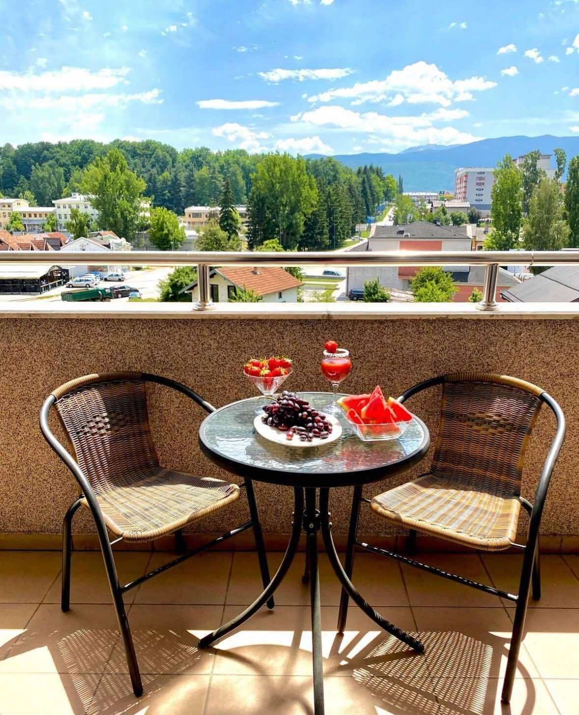 Habitación estándar doble | Terraza o patio