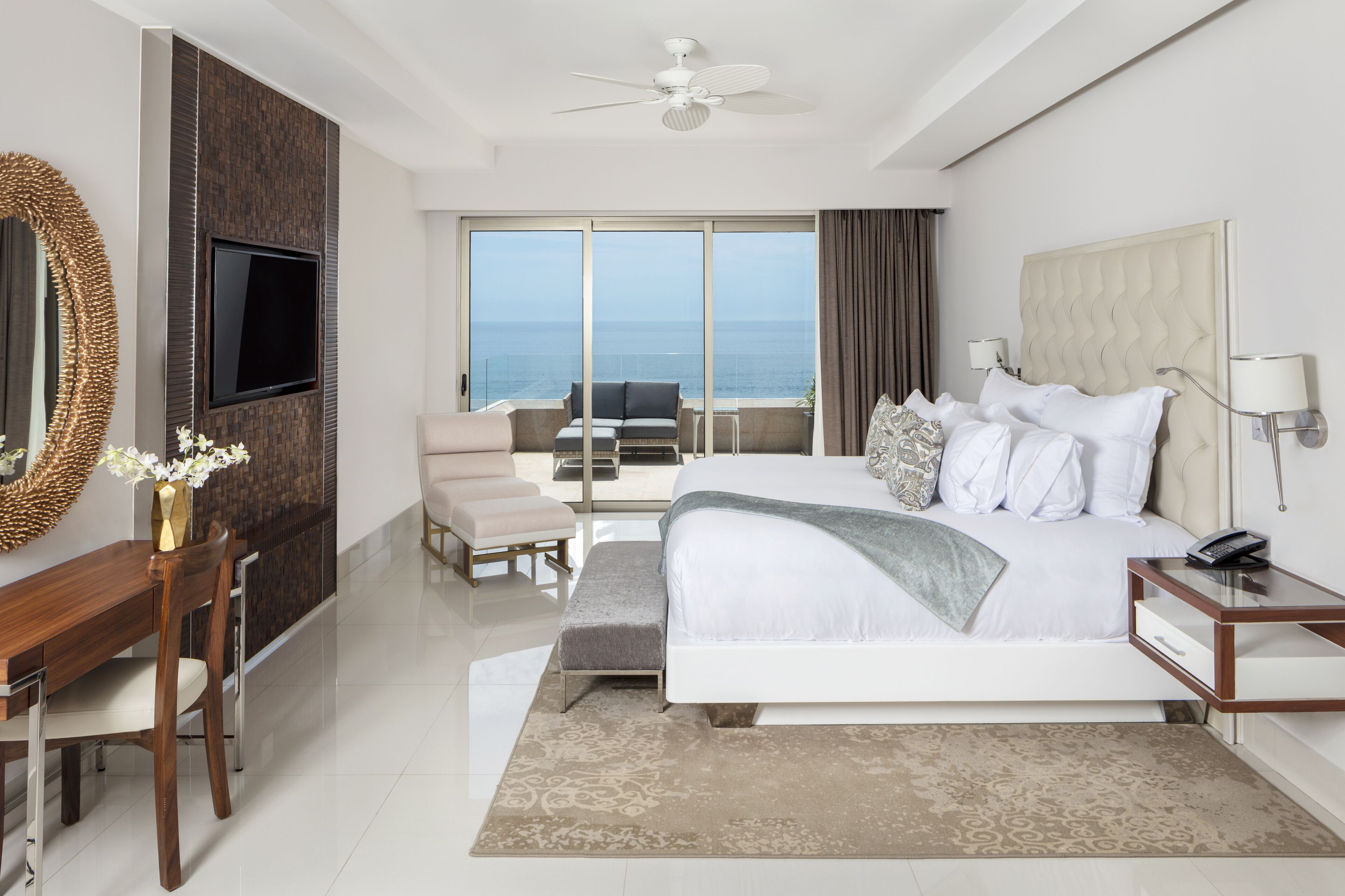 Premium bedding, memory foam beds, minibar (free items), in-room safe
