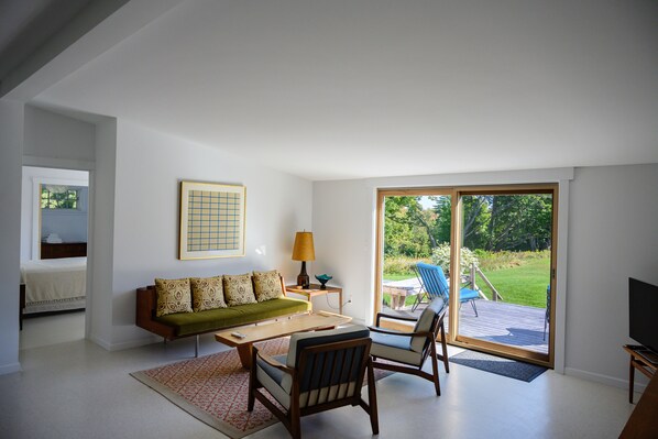 Televisión, libros y estéreo 