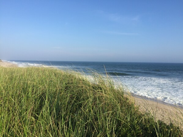 Aurinkotuoleja, rantapyyhkeitä