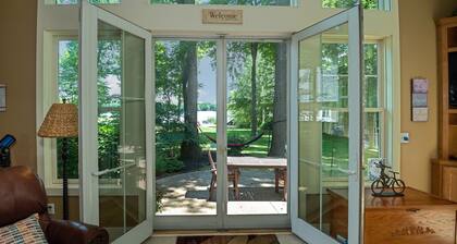 Modern Lakefront Retreat Sleeps 13, a 4-Season Getaway 2 Hours from Chicago