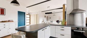 Bright wooden house 1 km from beaches and Aber Wrac'h