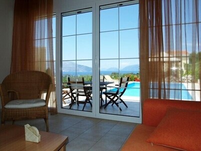 Modern comfortable villa with private pool and stunning view
