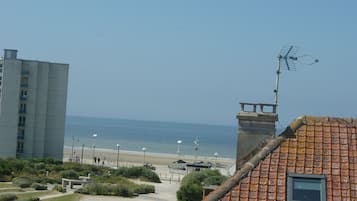 Vlak bij het strand