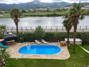 Outdoor pool, a heated pool - HOUSE HISTORY 1850 4 STARS T5 (Hendaye)