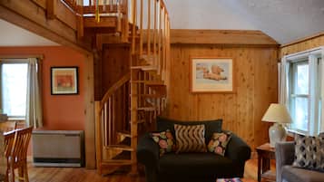 TV connectée, livres, chaîne hi-fi