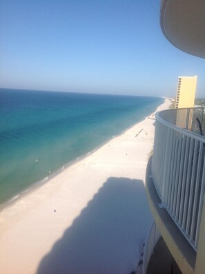 On the beach, sun loungers, beach towels - Unique, Elegant And Beautiful 17th Floor Condo At Emerald Isle (Panama City Beach)