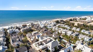 1 Minute walk to the beach and
town center shops and restaurants. Directly across the street from The Barbados Community Pool.