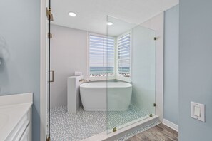 Shower, towels